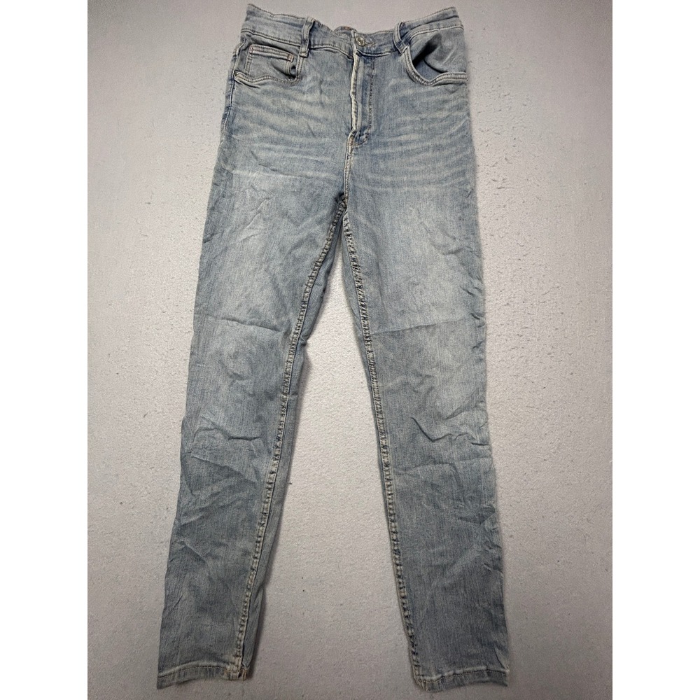 ZARA Skinny Jeans Denim Light Blue Wash W28 Womens